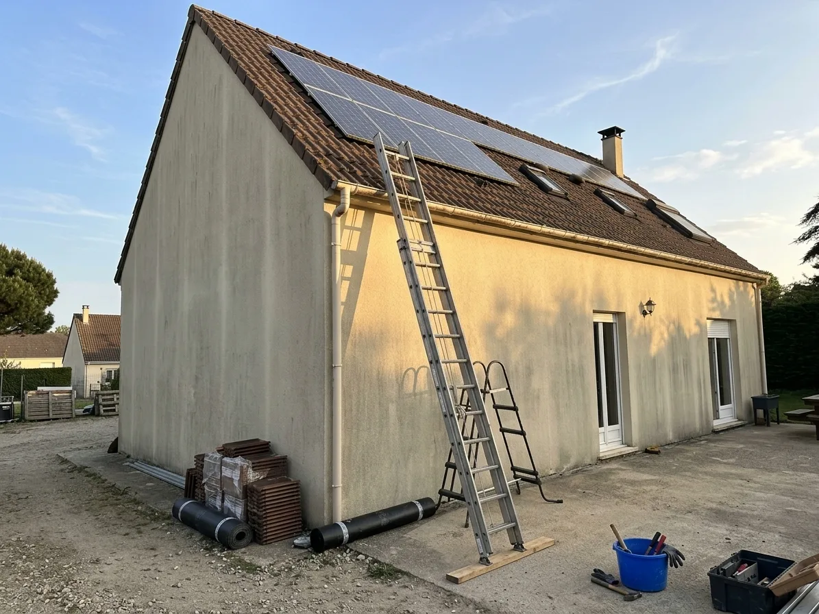 Démoussage de toiture à Brie-Comte-Robert